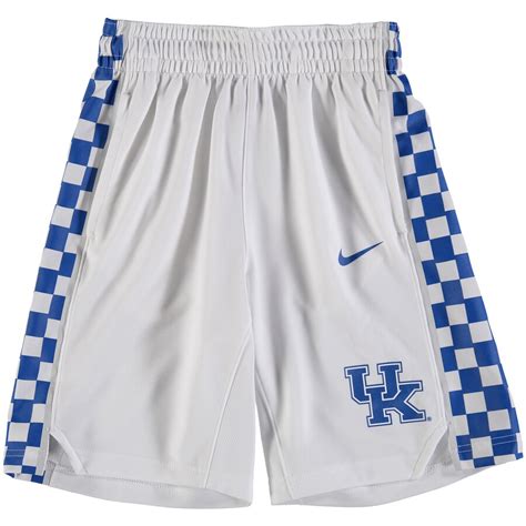 nike kentucky wildcats white replica basketball shorts|University of Kentucky True Spirit Shop Mens Shorts, University .